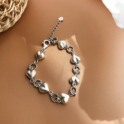 Heart Chain Bracelet