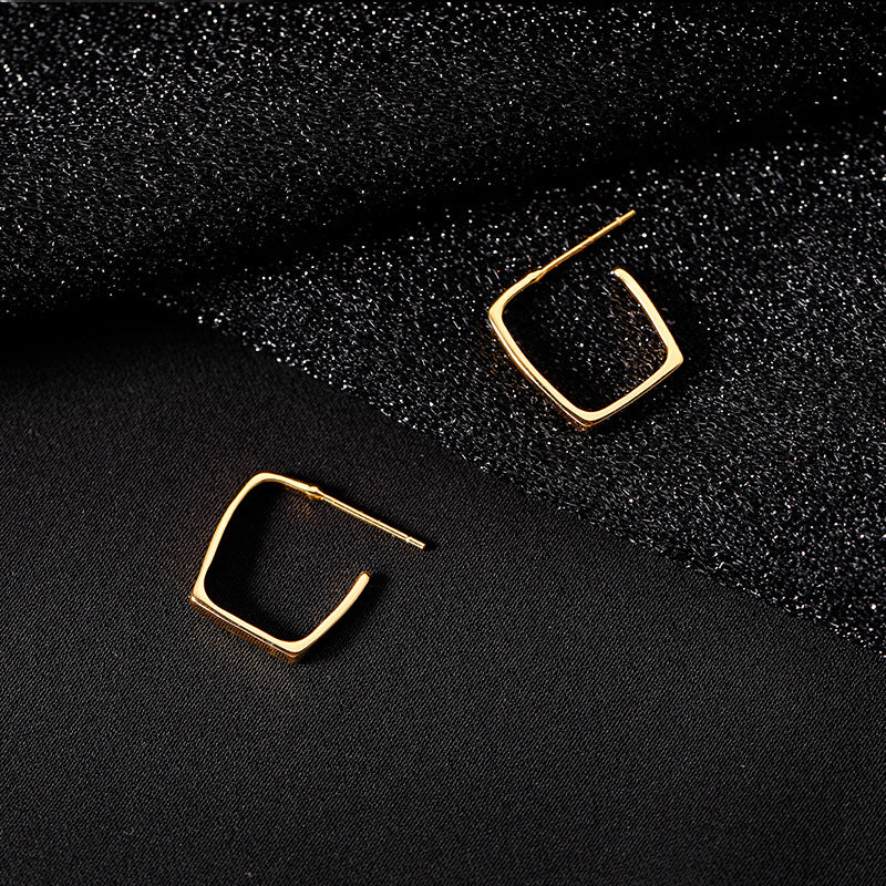 Minimalist Square Earrings