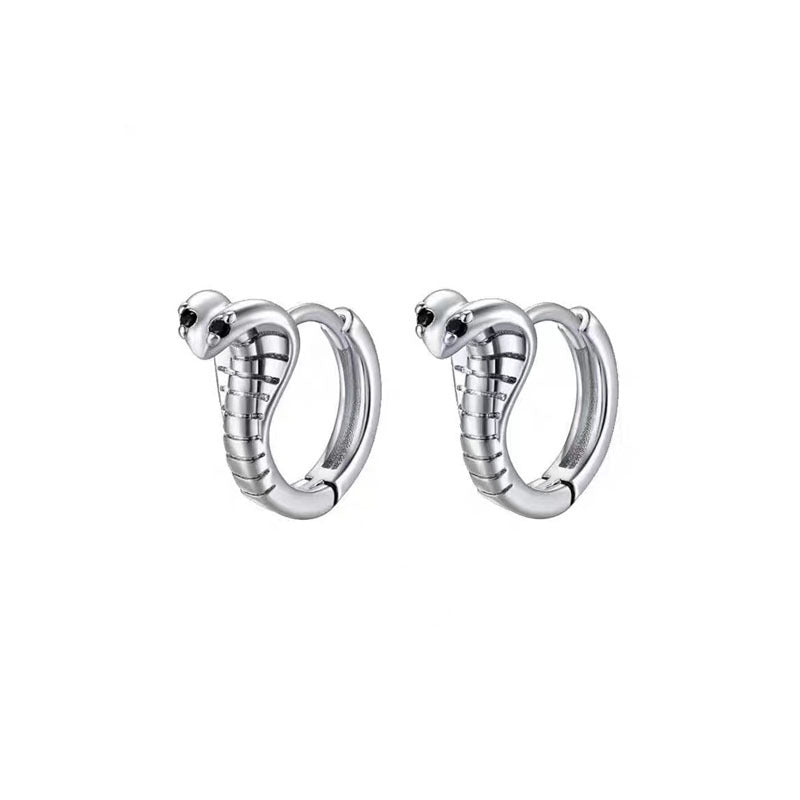 Cobra Stud Earring